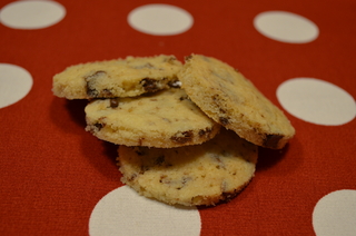 Krehké sušienky s kúskami čokolády - cookies