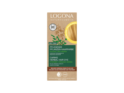 Logona Prkov farba na vlasy - Zlat blond 100g