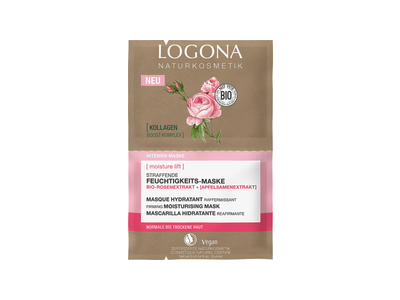 Logona Hydratan maska BIO damask rua - citliv a such ple 2x4ml