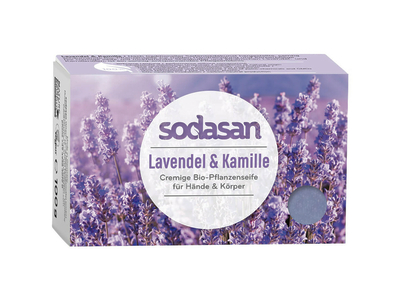 Sodasan BIO pleov mydlo CREAM Levandula 100g