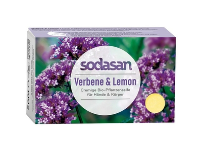 Sodasan BIO pleov mydlo CREAM Verbena 100g