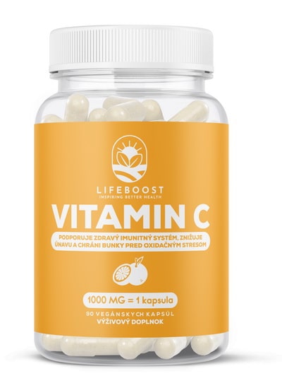 Lifeboost Vitamín C 1000 mg 60 kapsúl