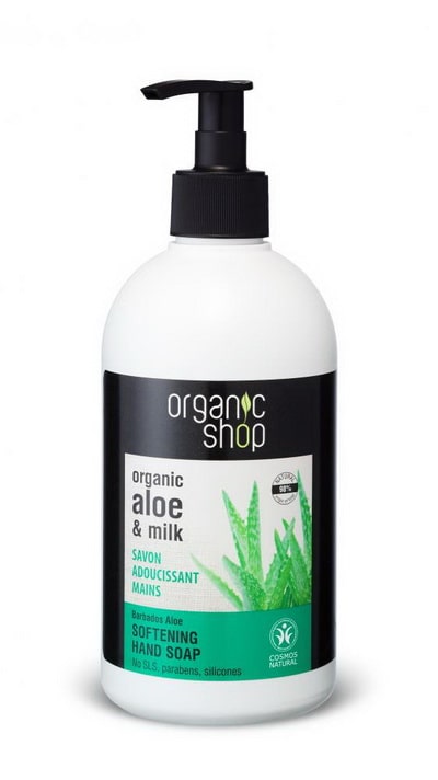 Organic Shop mydlo na ruky Barbadosské Aloe 500ml
