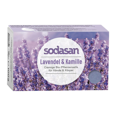 Sodasan BIO pleov mydlo CREAM Levandula 100g