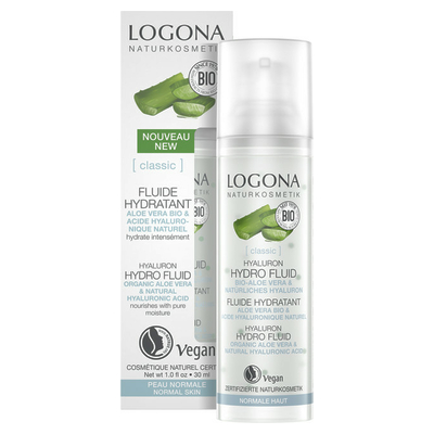 Logona Hydro fluid BIO aloe vera s kyselinou hyalronovou 30ml