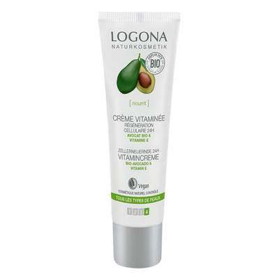 Logona 24h vitamínový krém BIO avokádo 30ml