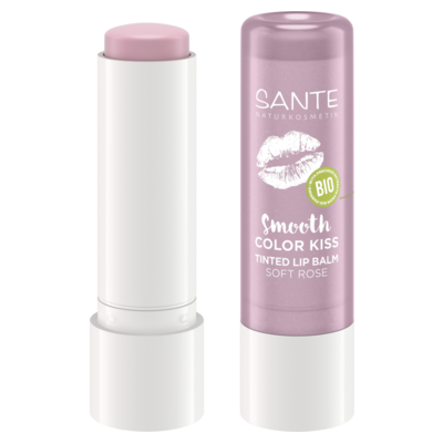 Sante Balzam na pery Smooth Color Kiss 04 soft rosé 4,8g